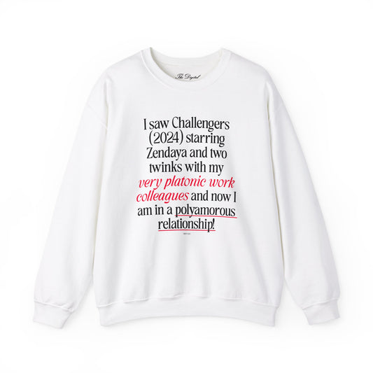 Challengers Polyamorous Relationship Crewneck