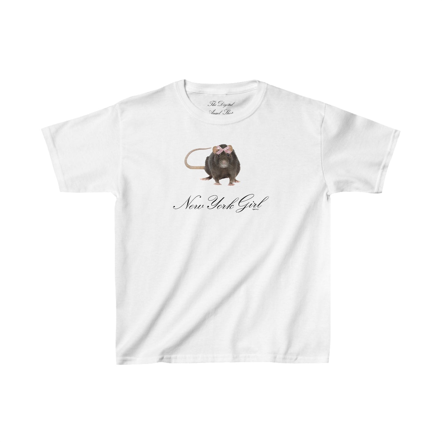 New York Rat Girl Coquette Baby Tee