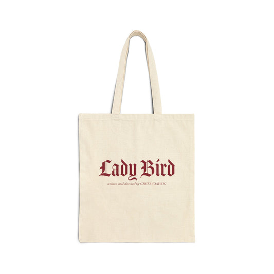 Ladybird Title Card Cotton Canvas Tote Bag