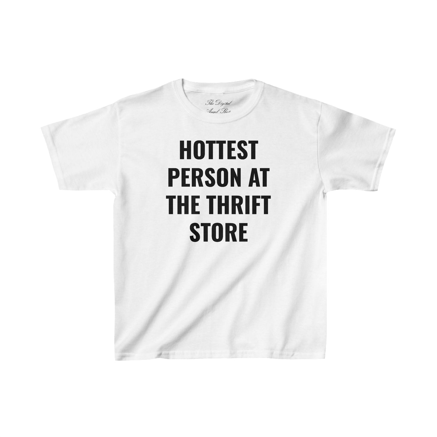 Hottest Person at the Thrift Store Baby Tee