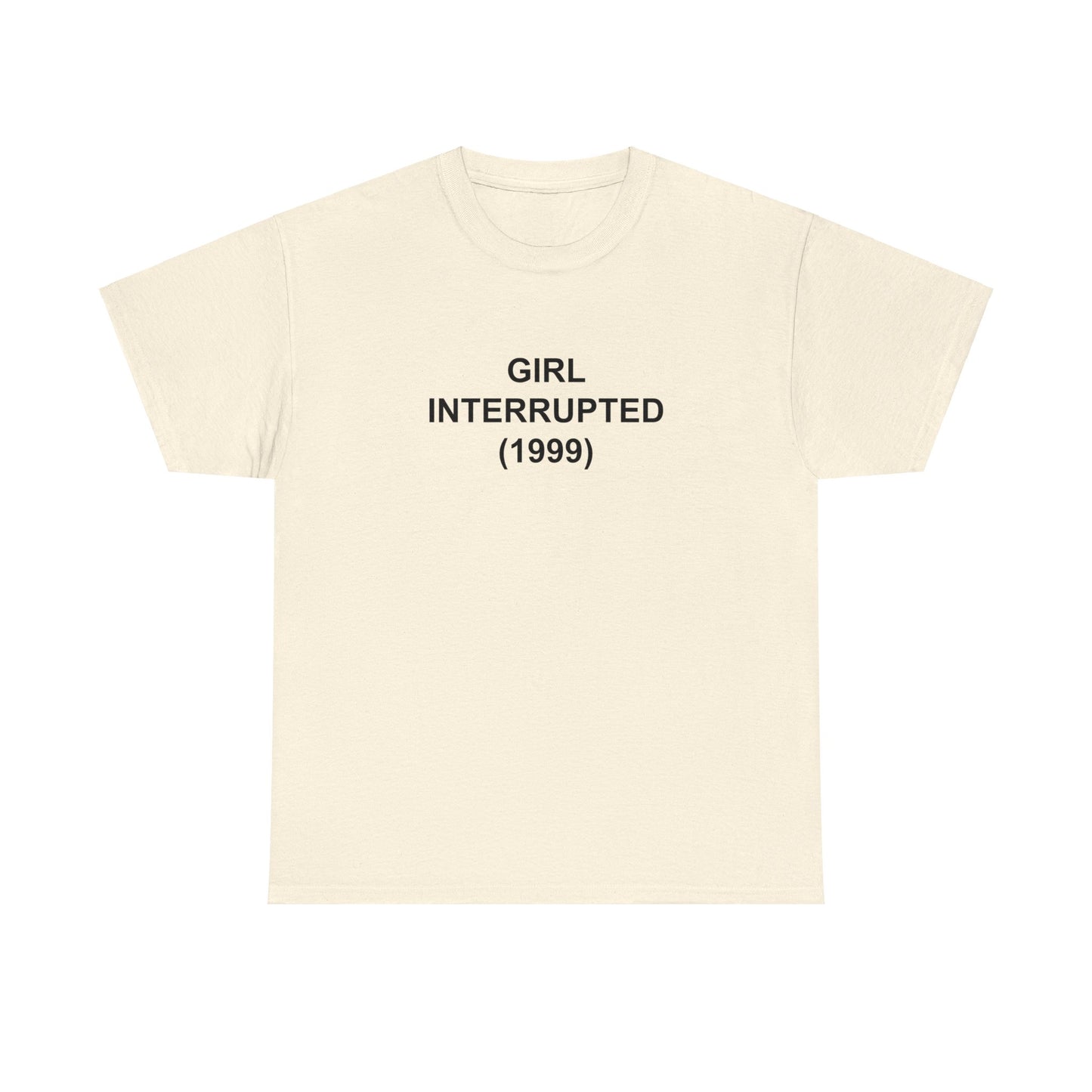 Girl Interrupted (1999) film Title Card Graphic T-Shirt Unisex Heavy Cotton Tee