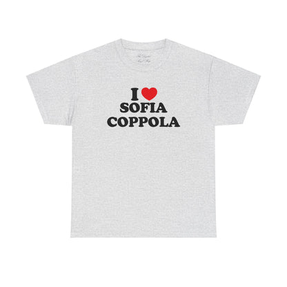 I love Sofia Coppola Unisex Heavy Cotton Tee