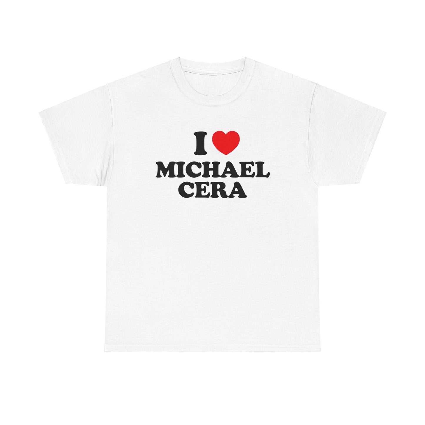 I love Michael Cera Unisex Heavy Cotton Tee