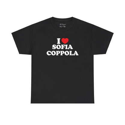 I love Sofia Coppola Unisex Heavy Cotton Tee