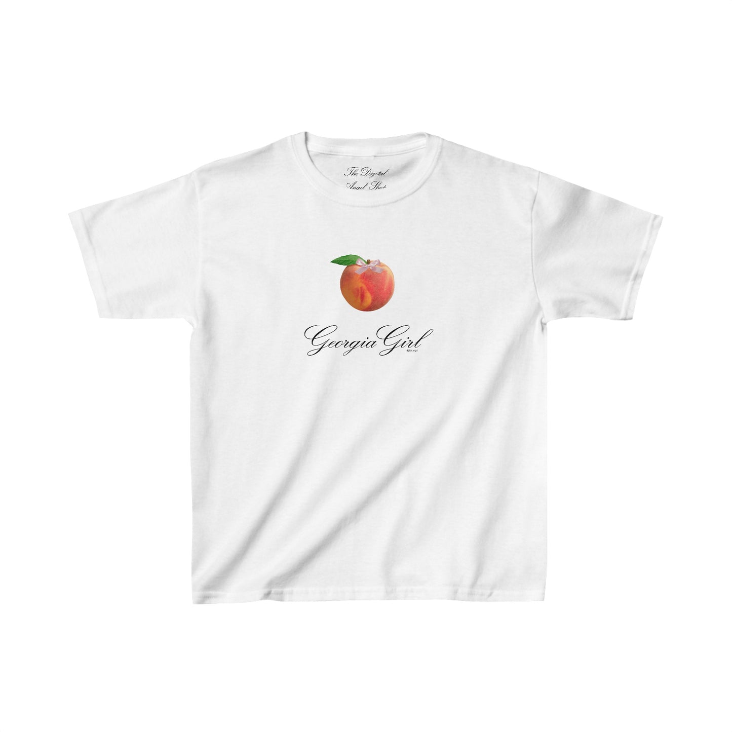 Georgia Girl Peach Coquette Relaxed Fit Baby Tee