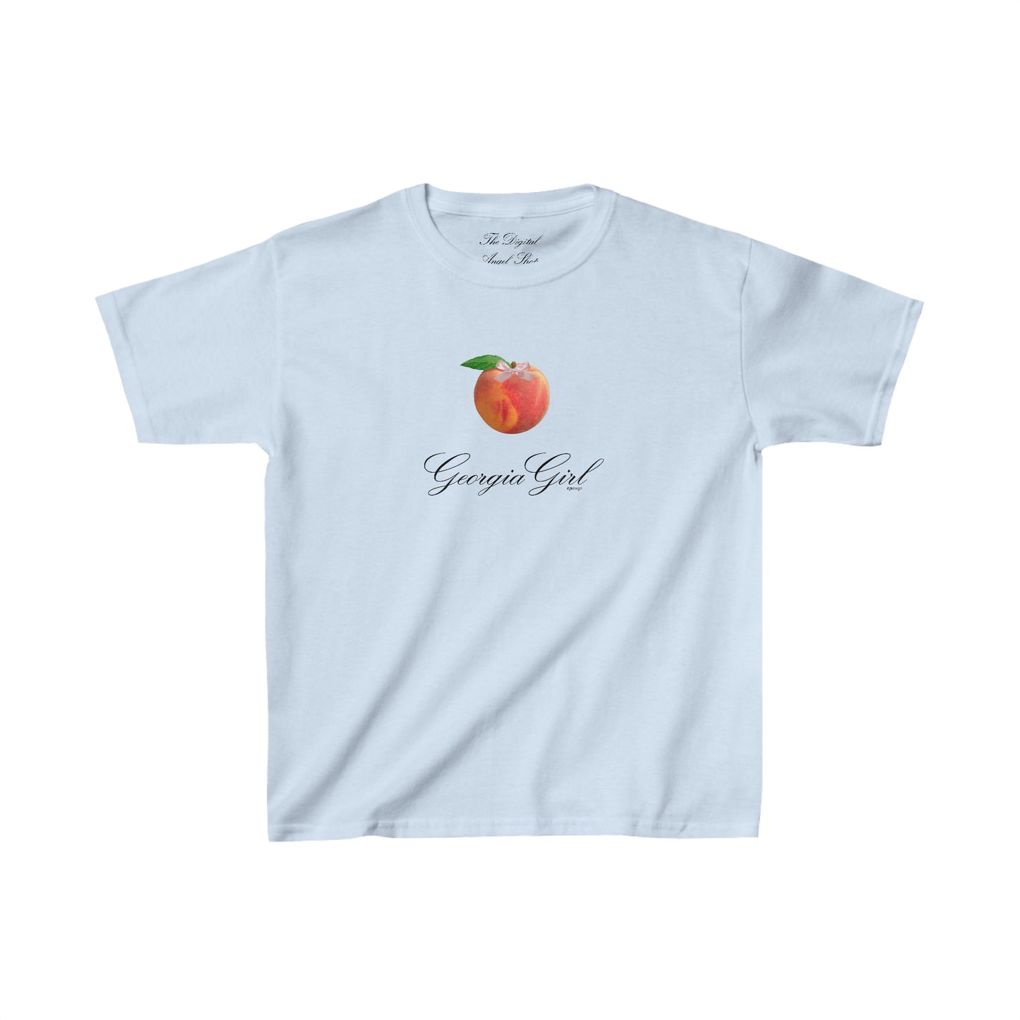 Georgia Girl Peach Coquette Relaxed Fit Baby Tee