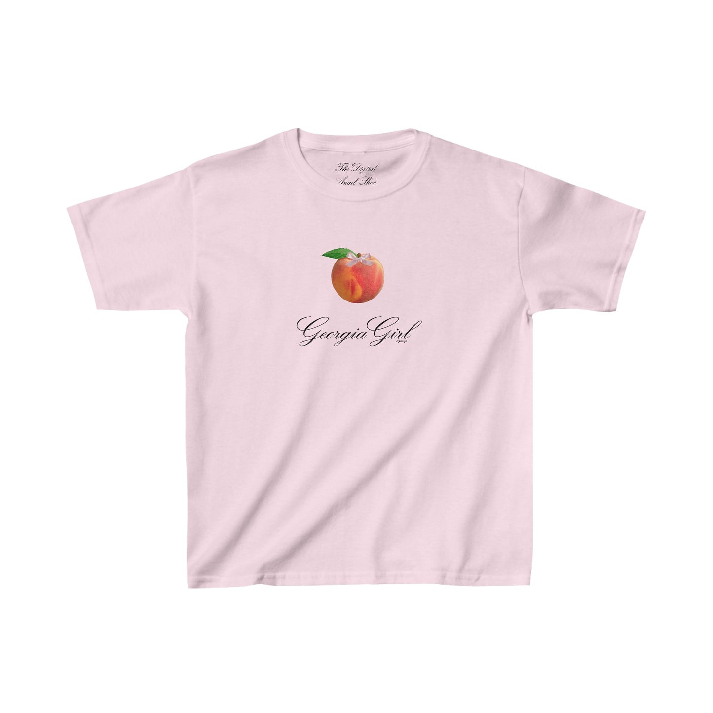 Georgia Girl Peach Coquette Relaxed Fit Baby Tee