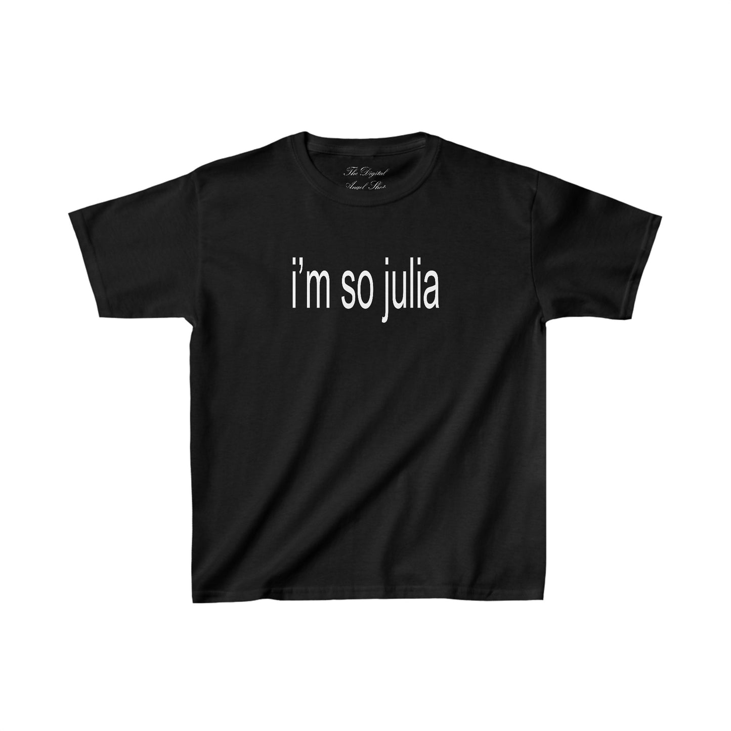 I'm so Julia, Julia Fox, Brat Shirt, Charli XCX inspired shirt Baby Tee