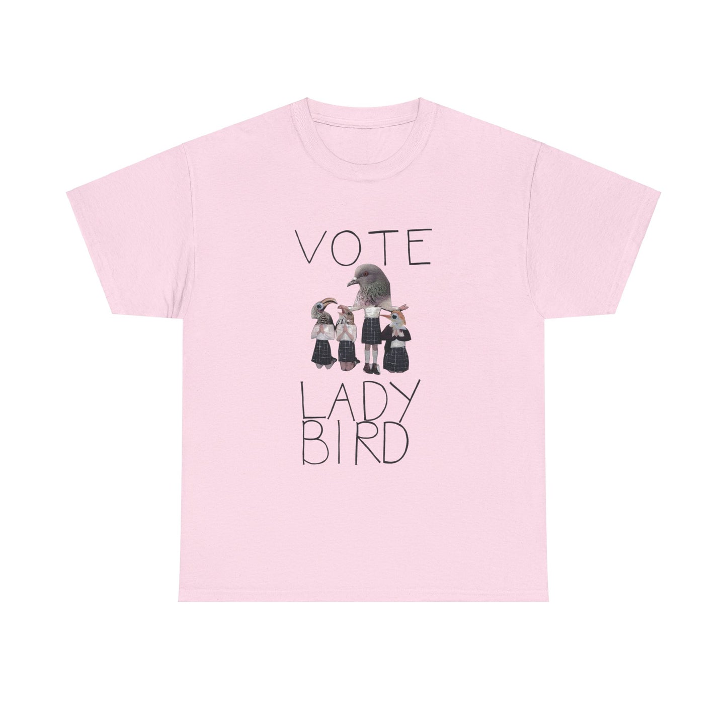 Vote Ladybird Graphic Tee Film by Greta Gerwig Unisex Heavy Cotton Tee