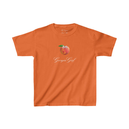 Georgia Girl Peach Coquette Relaxed Fit Baby Tee