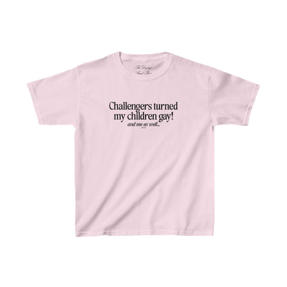 Challengers Turned My Kids Gay Relaxed Fit Baby Tee