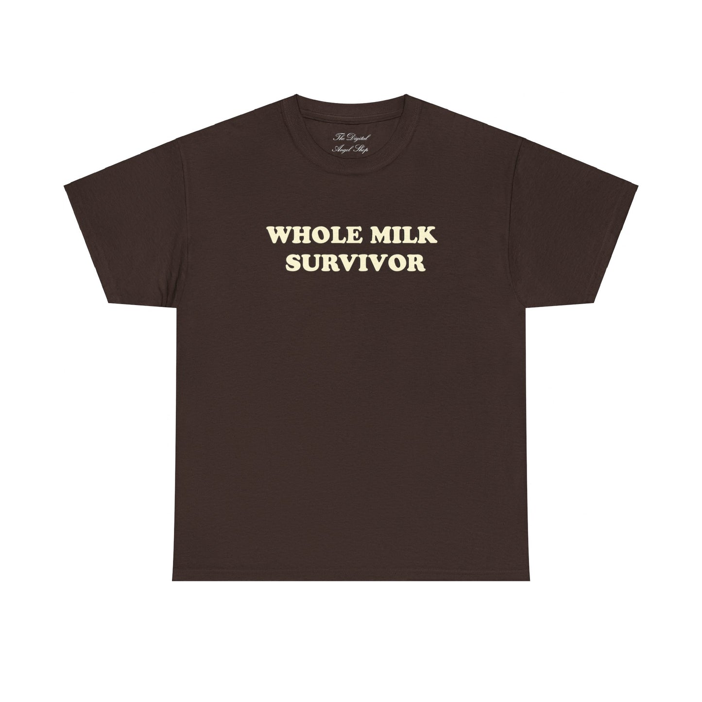 Whole Milk Survivor Silly Unisex Heavy Cotton Tee