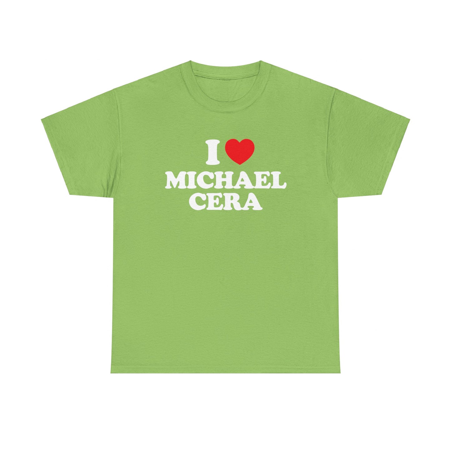 I love Michael Cera Unisex Heavy Cotton Tee