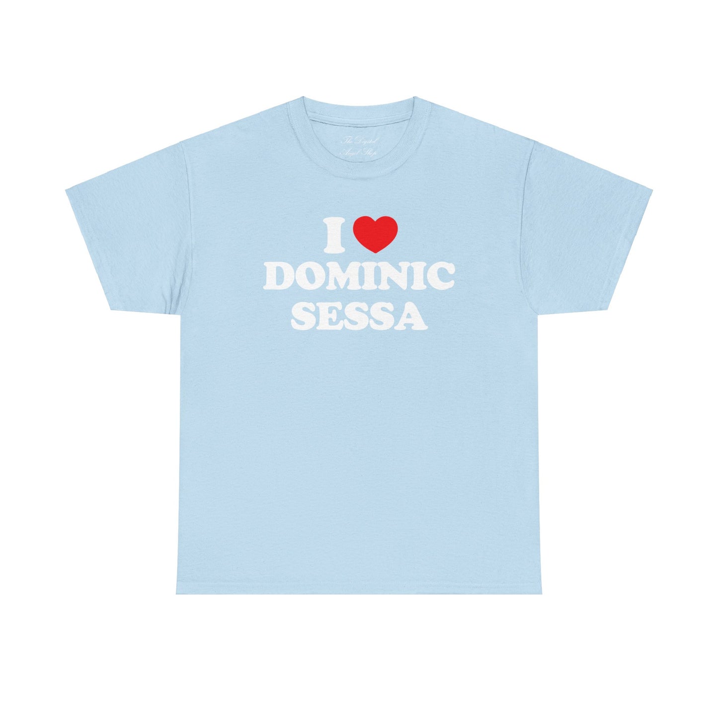 I love Dominic Sessa Unisex Heavy Cotton Tee