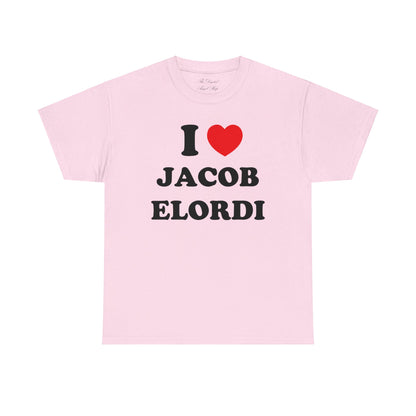 I love Jacob Elordi Unisex Heavy Cotton Tee