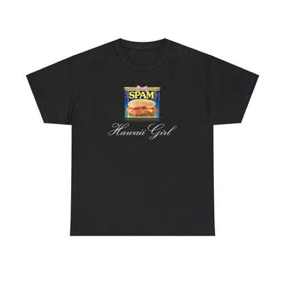 Hawaii Girl Spam Coquette Unisex Heavy Cotton Tee