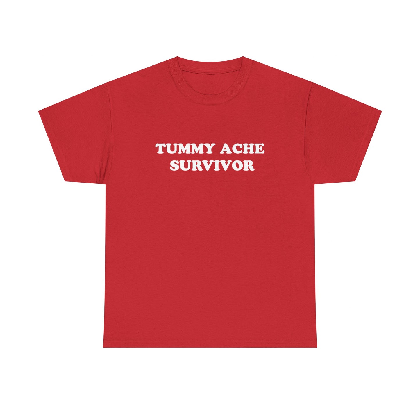 Tummy Ache Survivor Unisex Heavy Cotton Tee