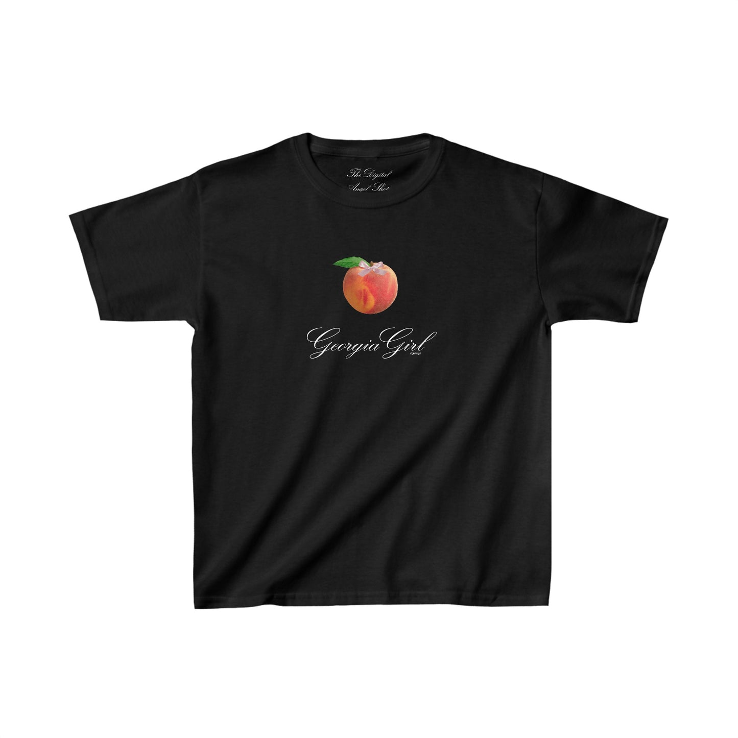 Georgia Girl Peach Coquette Relaxed Fit Baby Tee