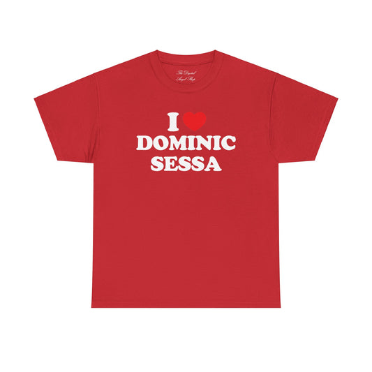 I love Dominic Sessa Unisex Heavy Cotton Tee