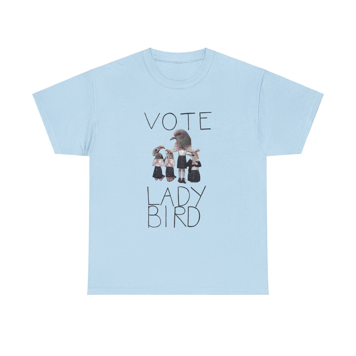 Vote Ladybird Graphic Tee Film by Greta Gerwig Unisex Heavy Cotton Tee