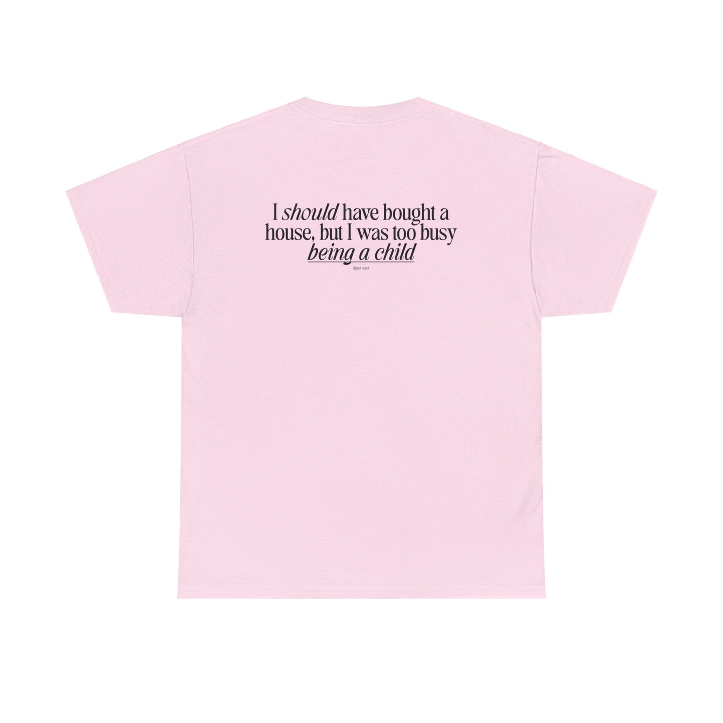 Chasing a High I haven't felt since the 2008 housing market crash, meme shirt, silly, mens/unisex, Unisex Heavy Cotton Tee