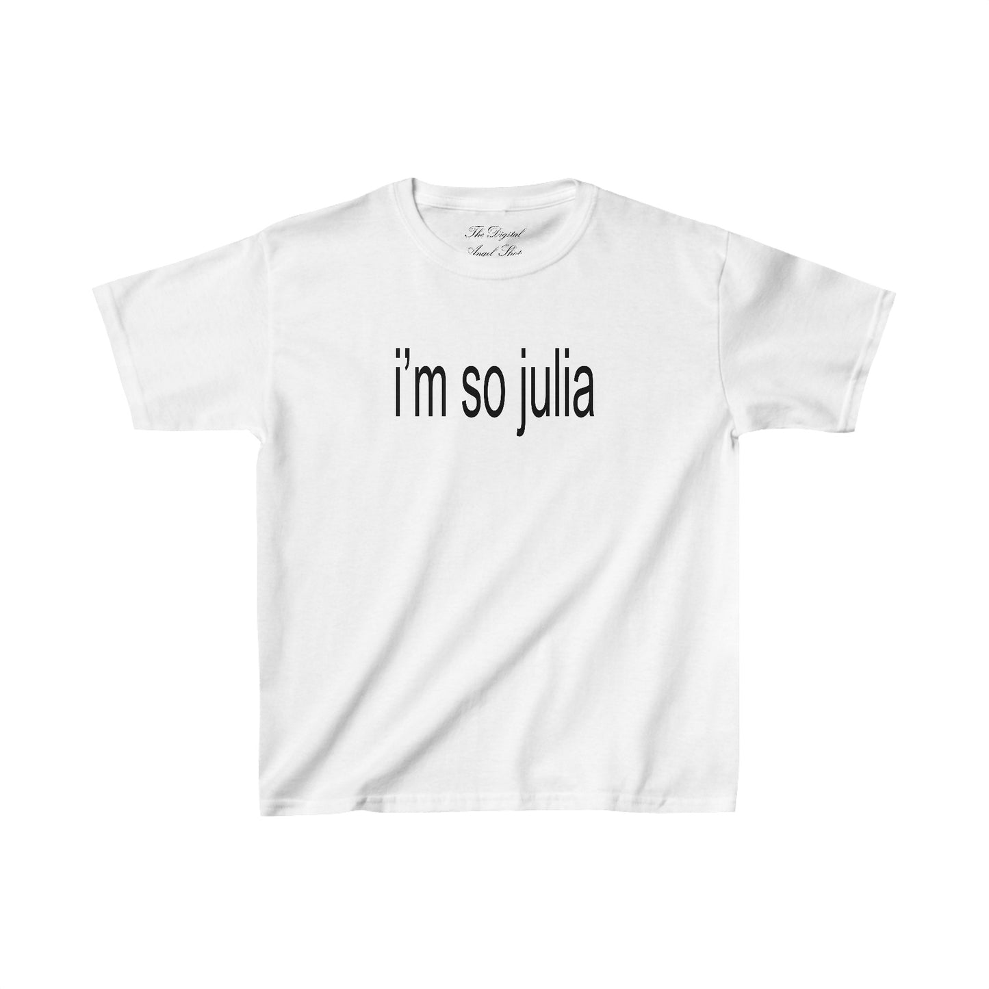 I'm so Julia, Julia Fox, Brat Shirt, Charli XCX inspired shirt Baby Tee