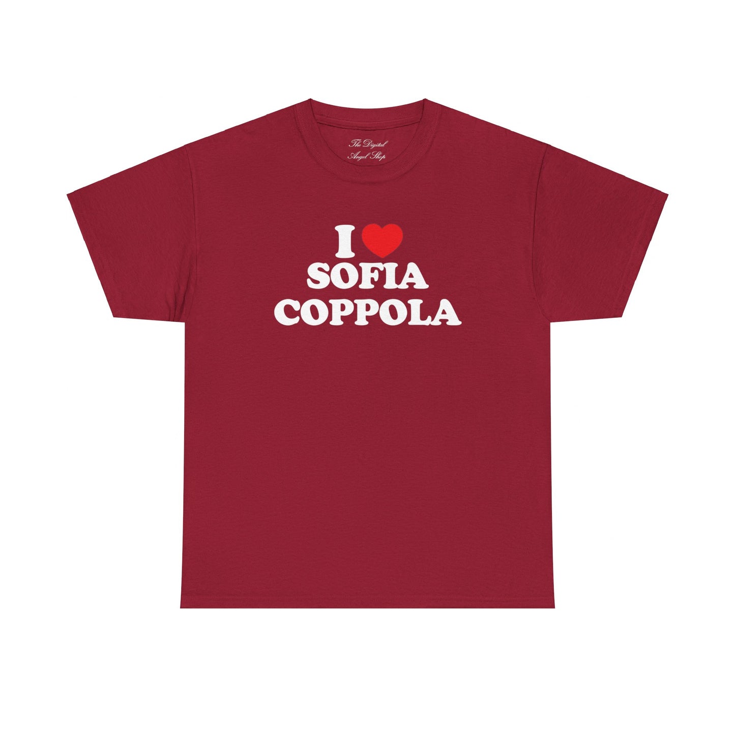 I love Sofia Coppola Unisex Heavy Cotton Tee