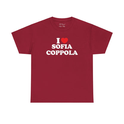 I love Sofia Coppola Unisex Heavy Cotton Tee