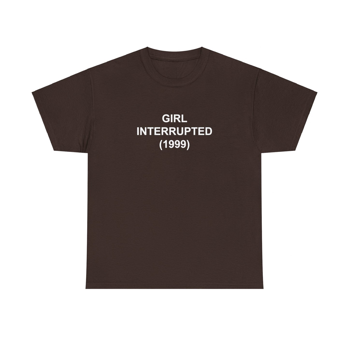 Girl Interrupted (1999) film Title Card Graphic T-Shirt Unisex Heavy Cotton Tee