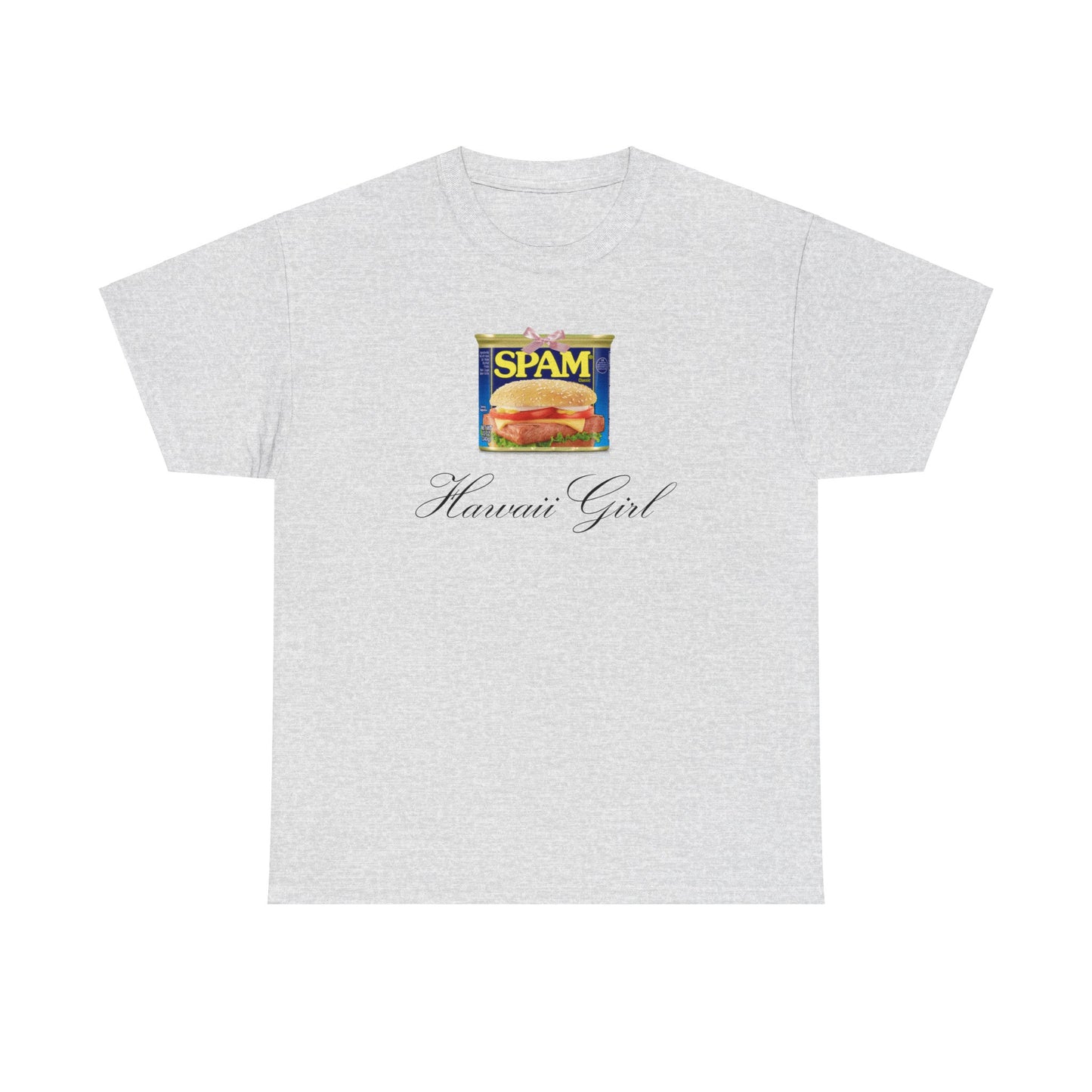 Hawaii Girl Spam Coquette Unisex Heavy Cotton Tee