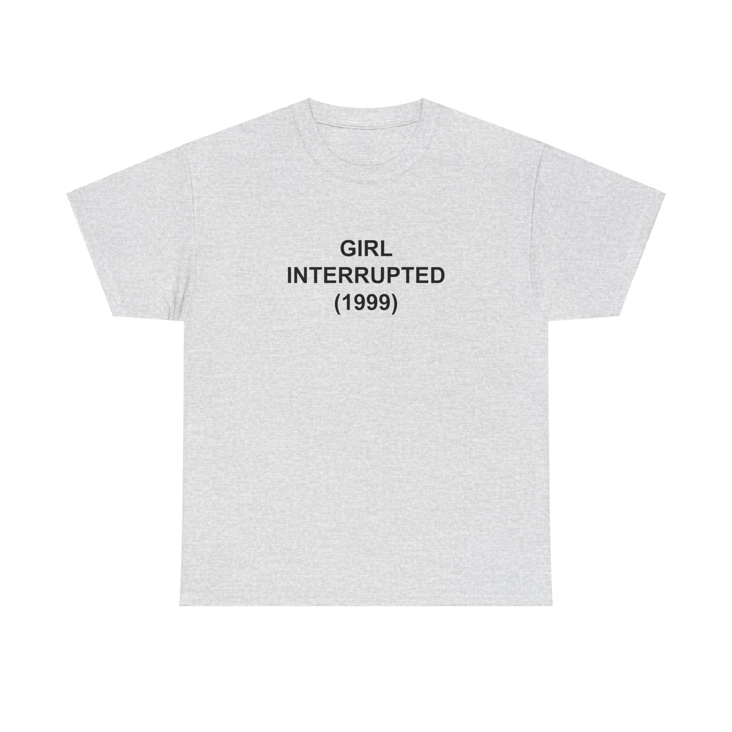 Girl Interrupted (1999) film Title Card Graphic T-Shirt Unisex Heavy Cotton Tee