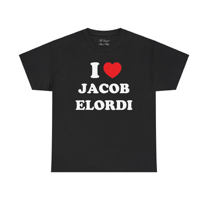 I love Jacob Elordi Unisex Heavy Cotton Tee