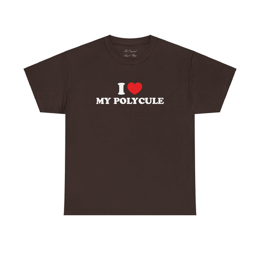 I love my Polycule Unisex Heavy Cotton Tee