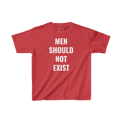 Men Should Not Exist Graphic Feminist Relaxed Baby Tee