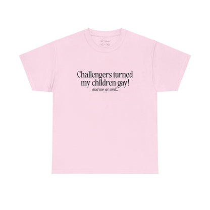 Challengers Turned My Kids Gay Unisex Heavy Cotton Tee