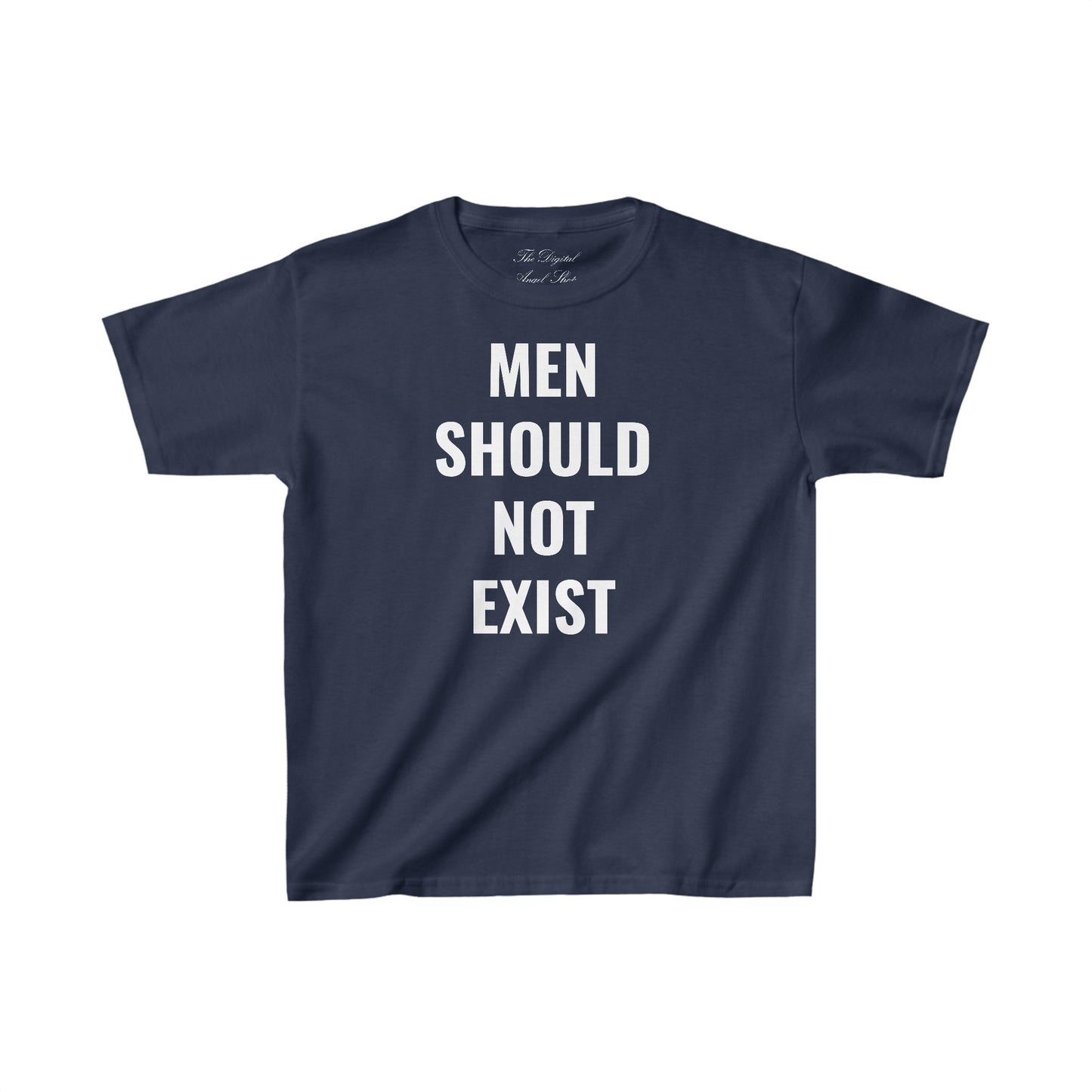 Men Should Not Exist Graphic Feminist Relaxed Baby Tee