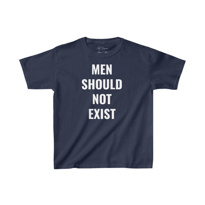 Men Should Not Exist Graphic Feminist Relaxed Baby Tee