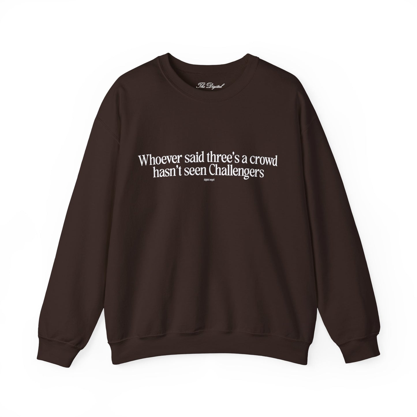 Three's a Crowd Challengers Movie Crewneck