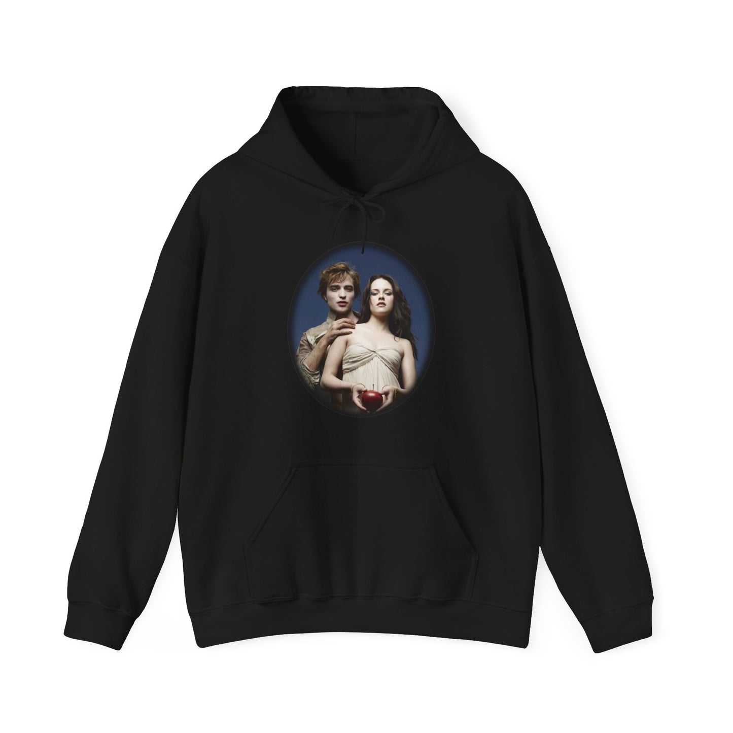 Twilight Bella and Edward Oval Unisex Heavy Blend Hooded Sweatshirt