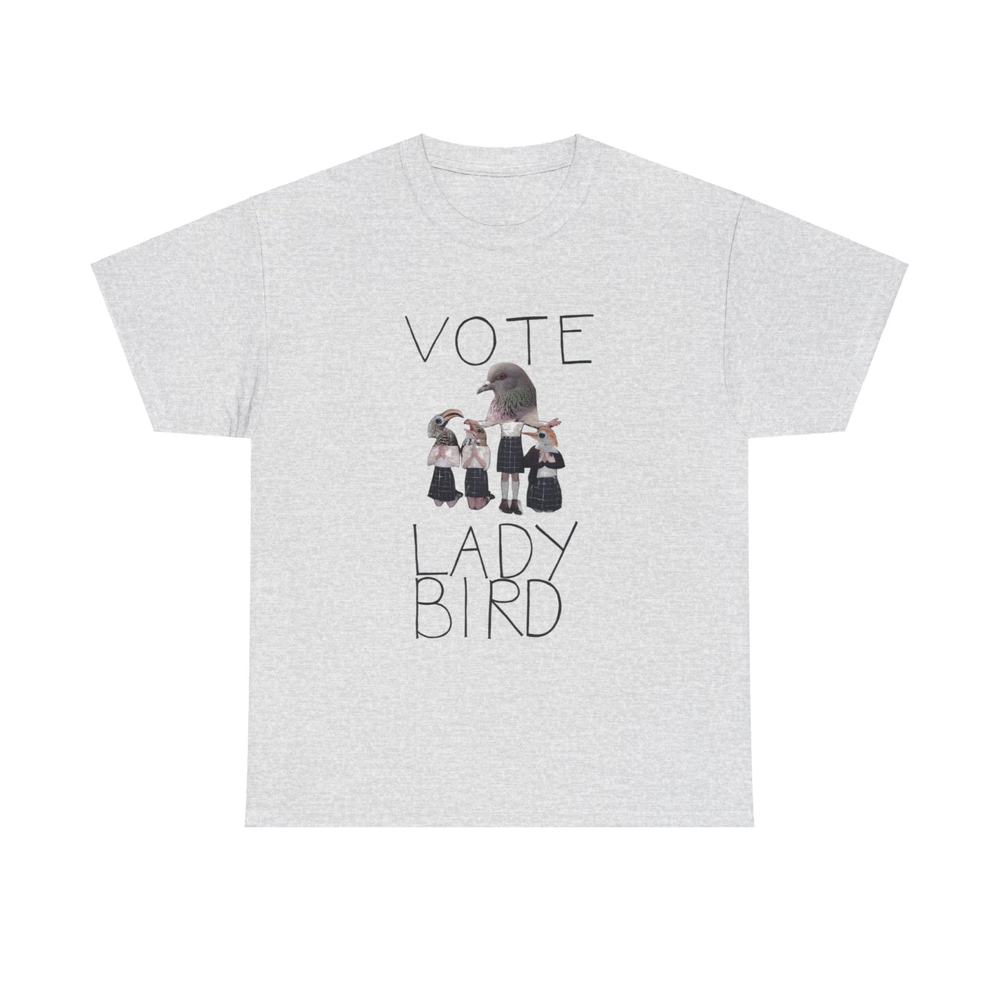 Vote Ladybird Graphic Tee Film by Greta Gerwig Unisex Heavy Cotton Tee