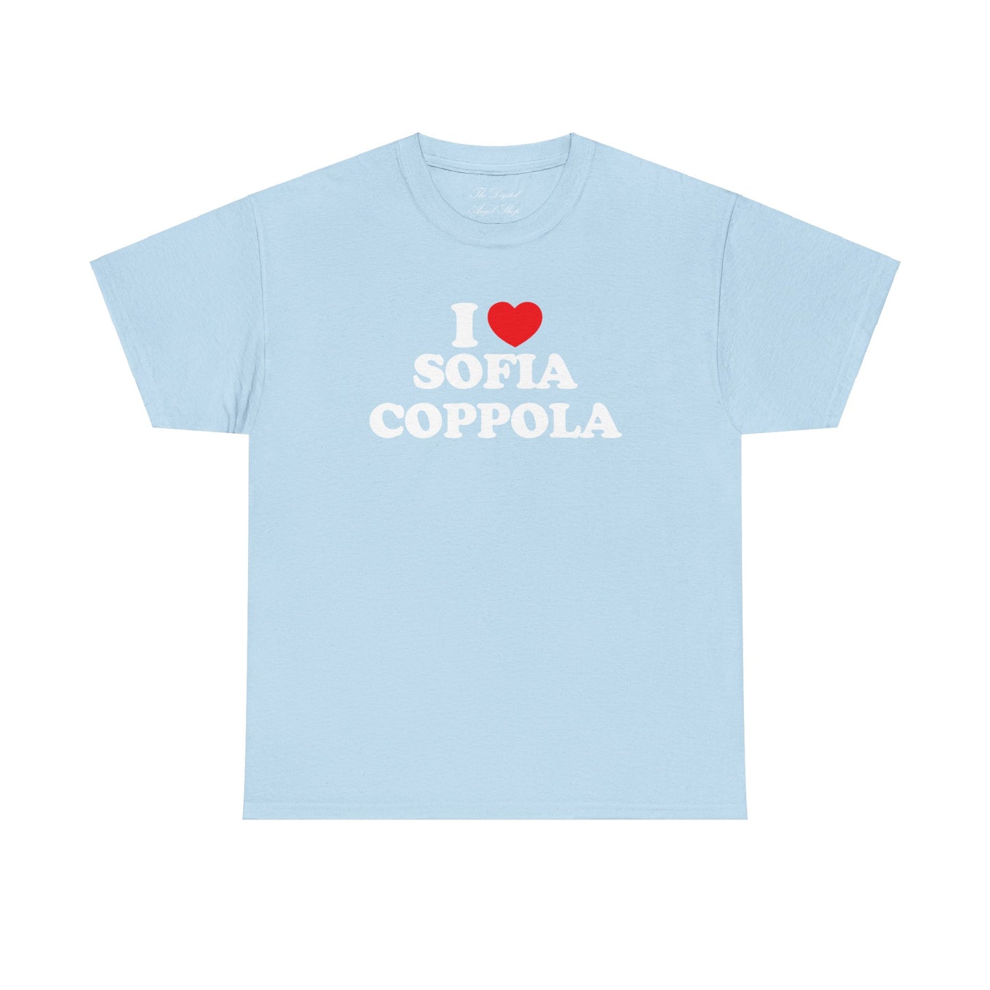 I love Sofia Coppola Unisex Heavy Cotton Tee