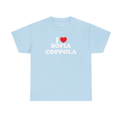 I love Sofia Coppola Unisex Heavy Cotton Tee