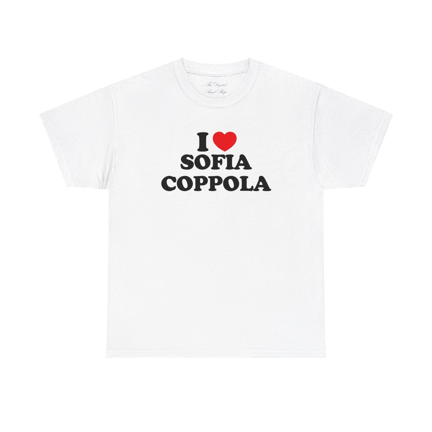 I love Sofia Coppola Unisex Heavy Cotton Tee