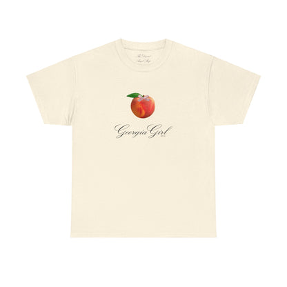 Georgia Girl Peach Coquette Unisex Heavy Cotton Tee