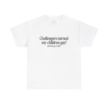 Challengers Turned My Kids Gay Unisex Heavy Cotton Tee