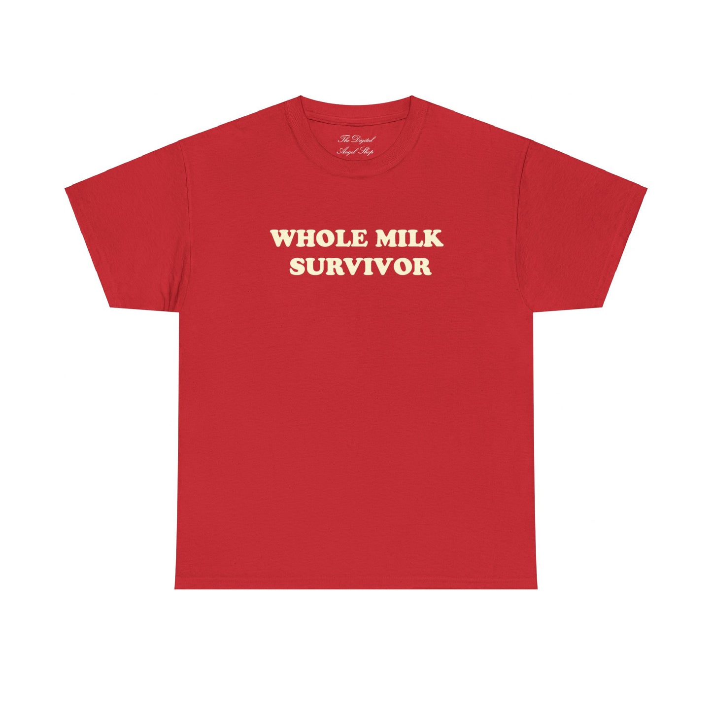 Whole Milk Survivor Silly Unisex Heavy Cotton Tee