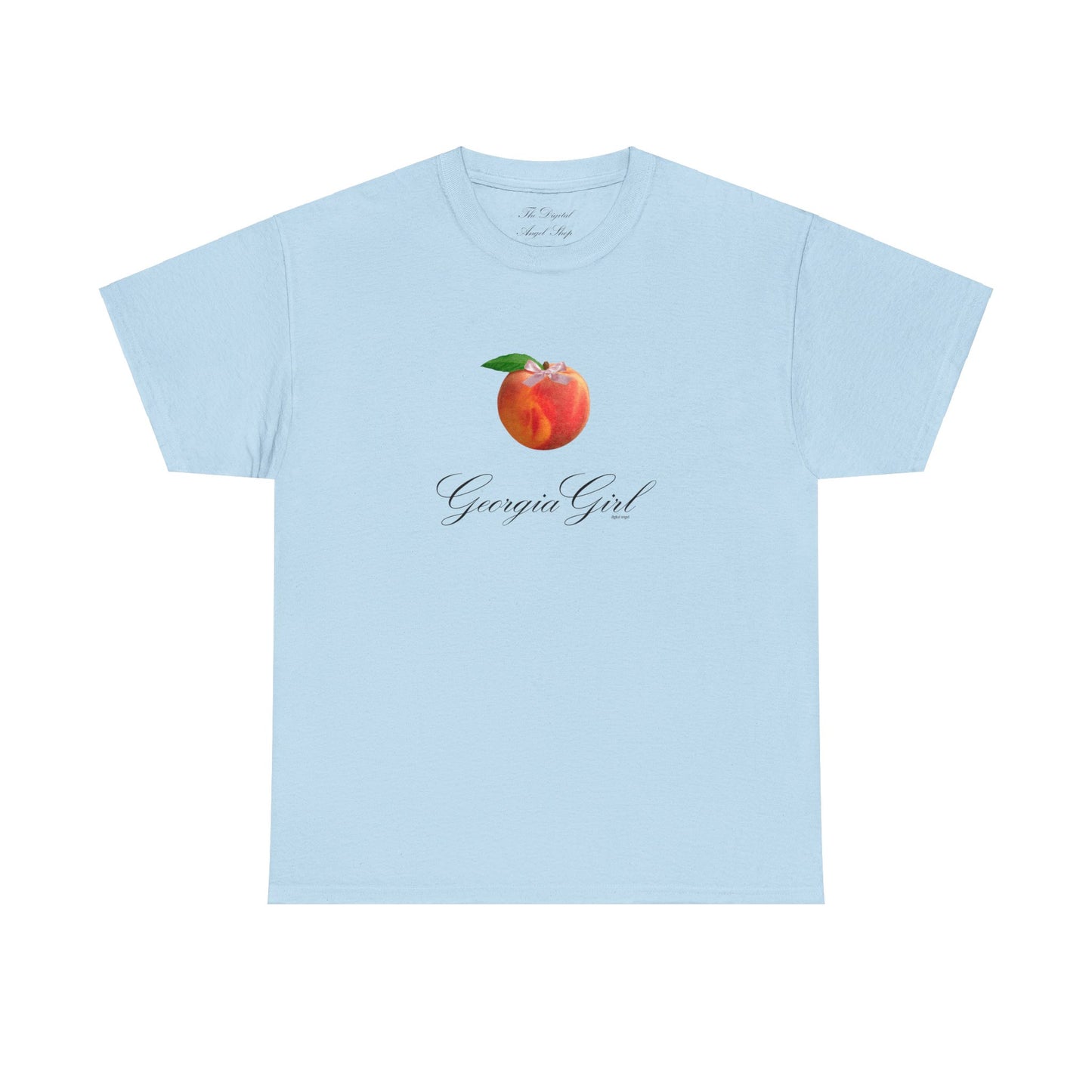 Georgia Girl Peach Coquette Unisex Heavy Cotton Tee