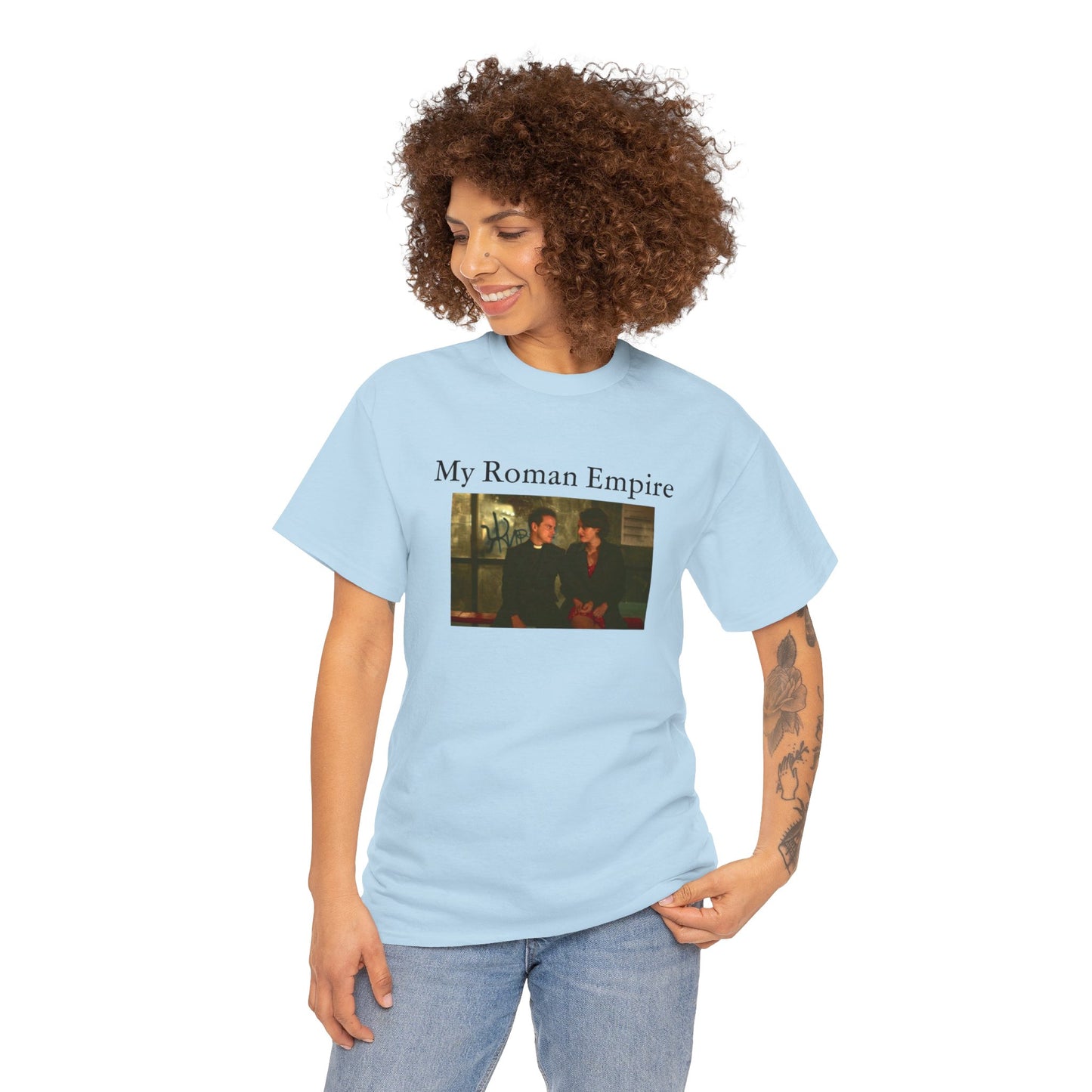 It'll Pass, Fleabag, Phoebe Waller-Bridge, Hot Priest, My Roman Empire Unisex Heavy Cotton Tee