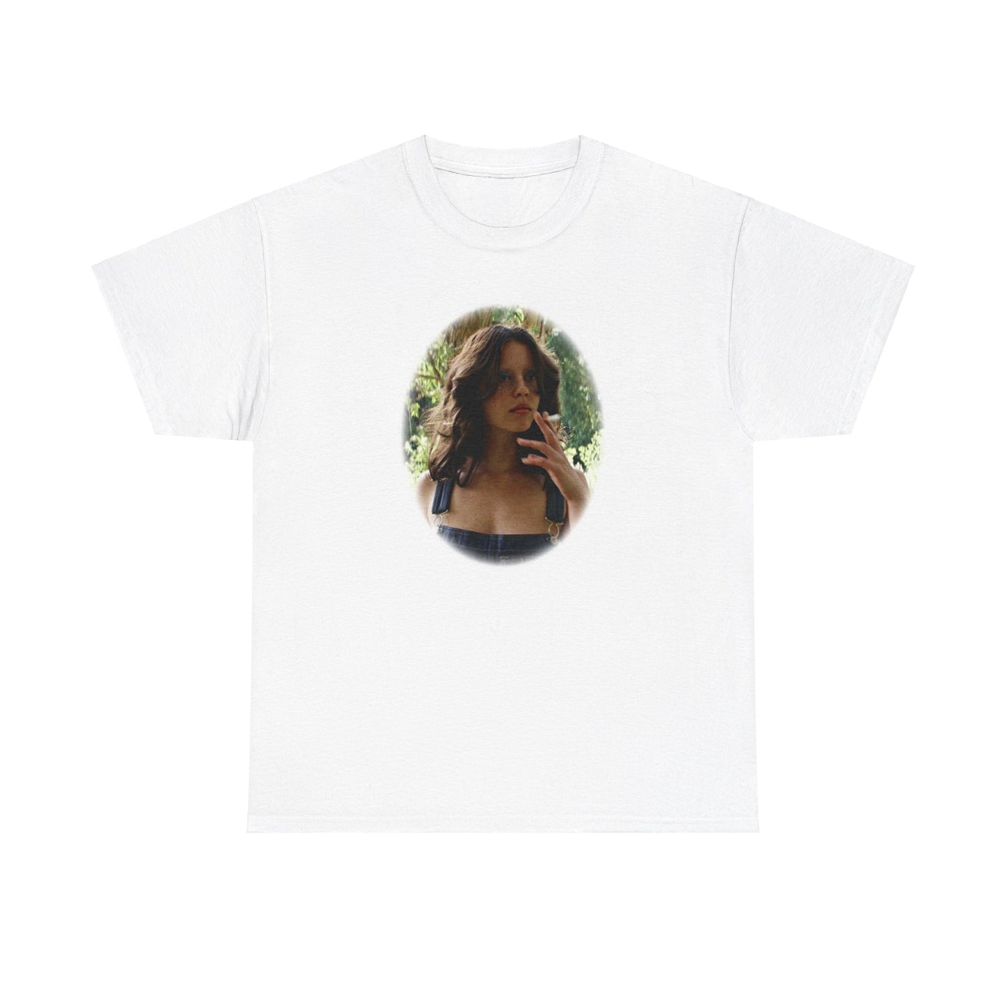 Maxine from X film Mia Goth Oval Unisex Heavy Cotton Tee