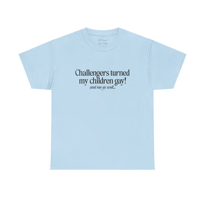 Challengers Turned My Kids Gay Unisex Heavy Cotton Tee